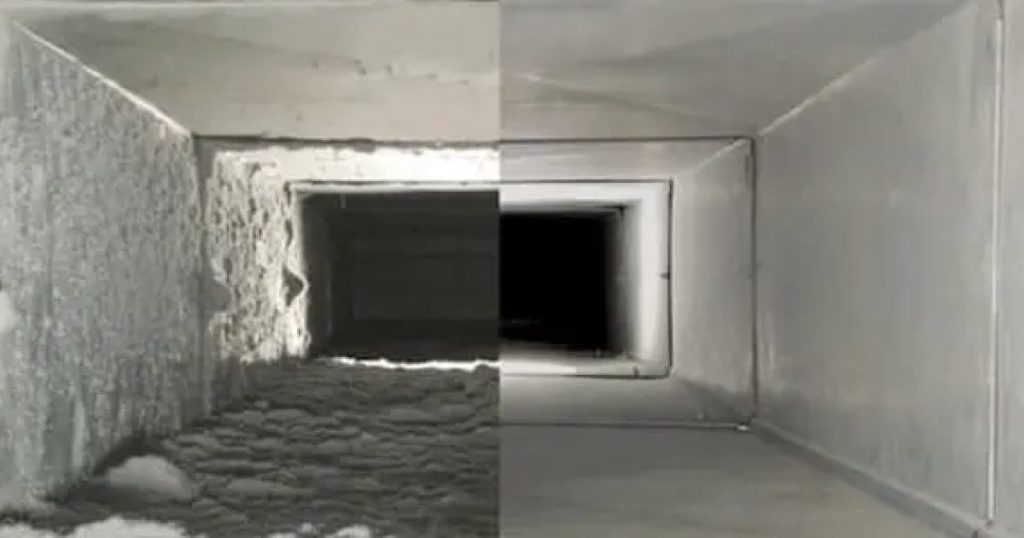 Air Duct Cleaning Before and After