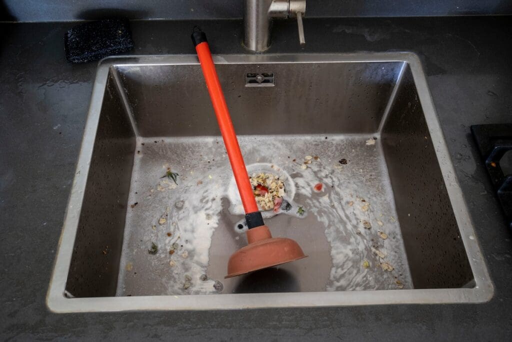 Clogged Garbage Disposal